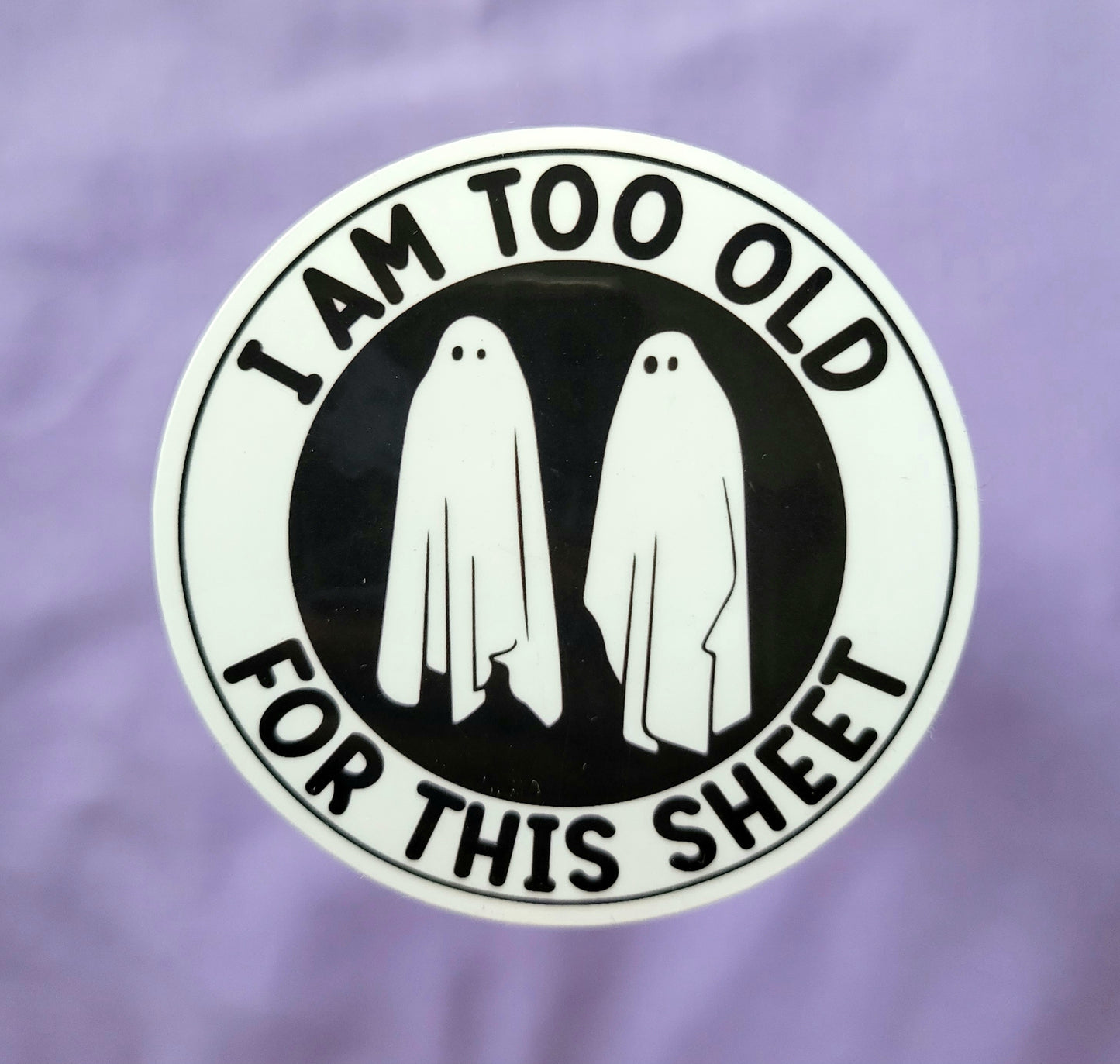 Halloween Ghost Pun Sticker