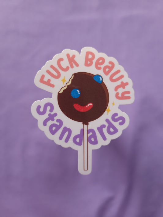 F Beauty Standards Paleta Payaso Sticker