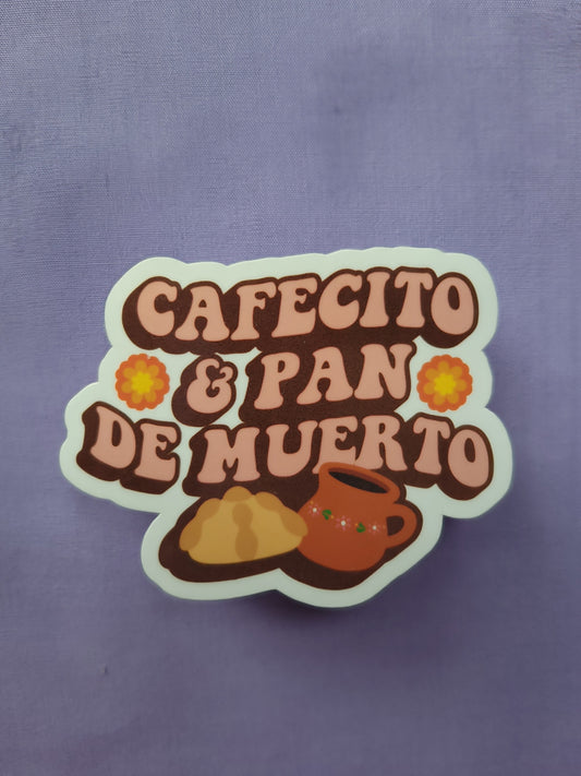 Cafecito & Pan De Muerto Sticker