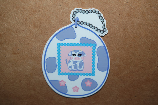 Cow Tamagotchi Sticker