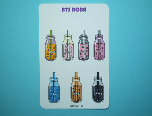 BTS Boba Sheet